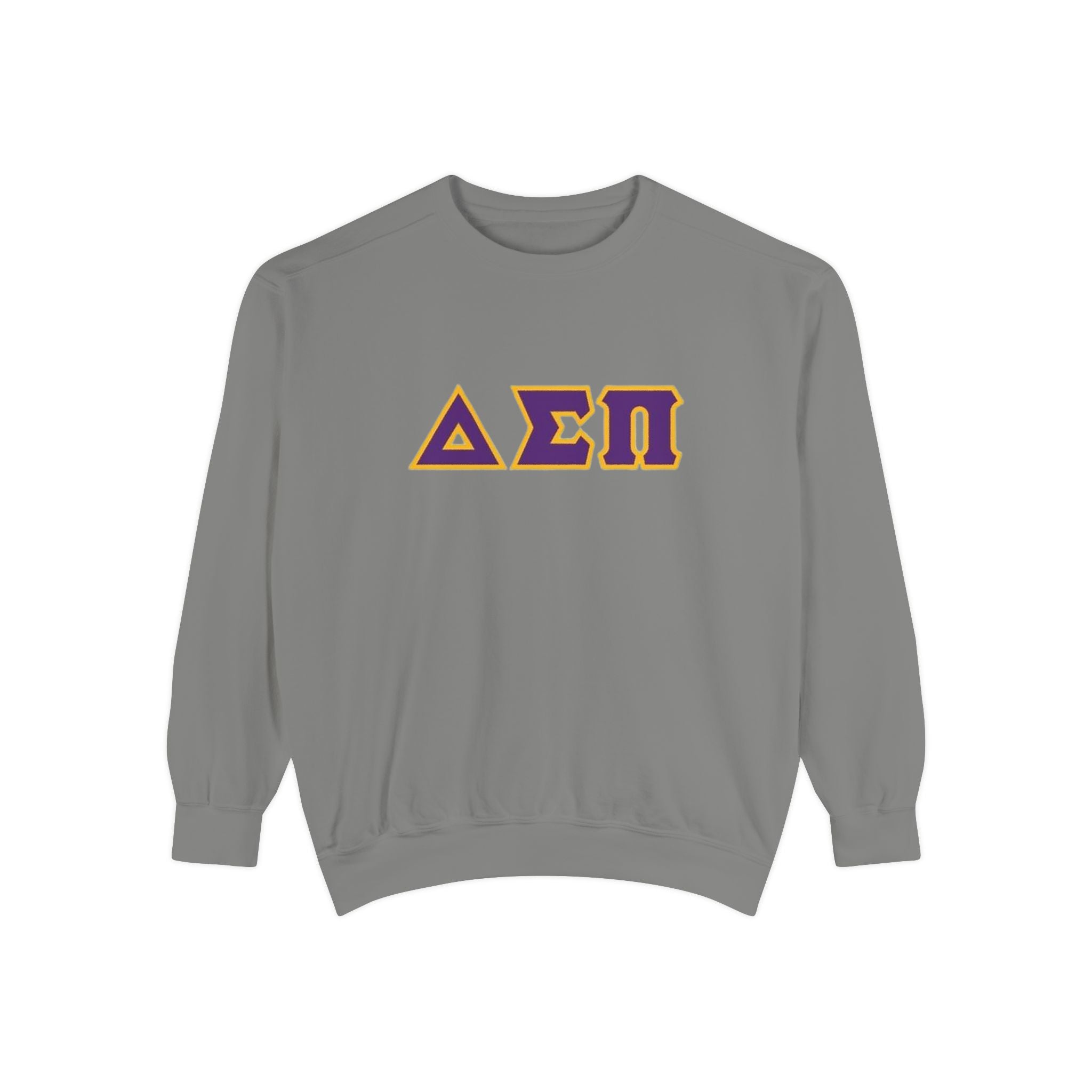 Delta Sigma Pi Letter Sweatshirt — Greek Fraternity Crewneck