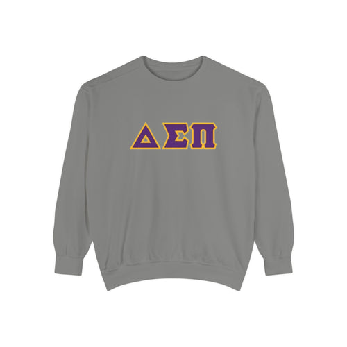 Delta Sigma Pi Letter Sweatshirt — Greek Fraternity Crewneck